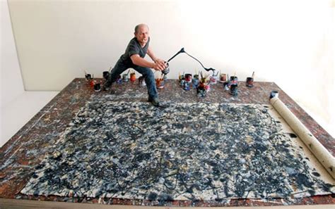 jackson pollock painting technique